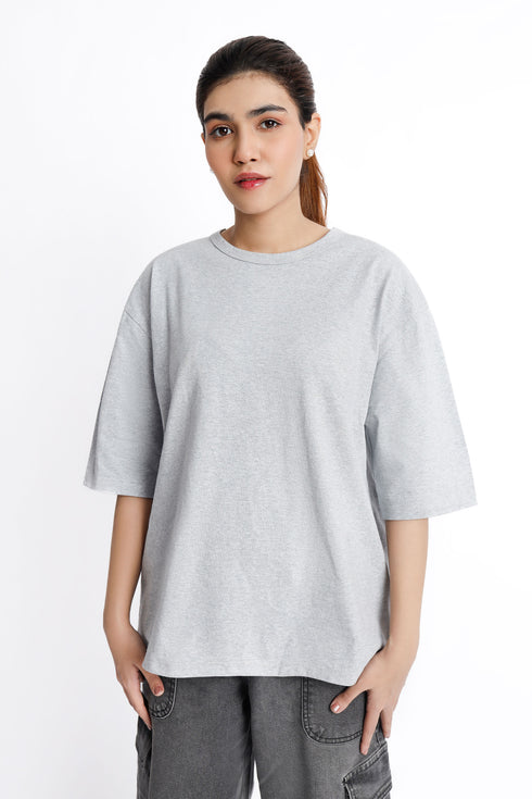 The Extreme Oversized Heather Grey T-Shirt